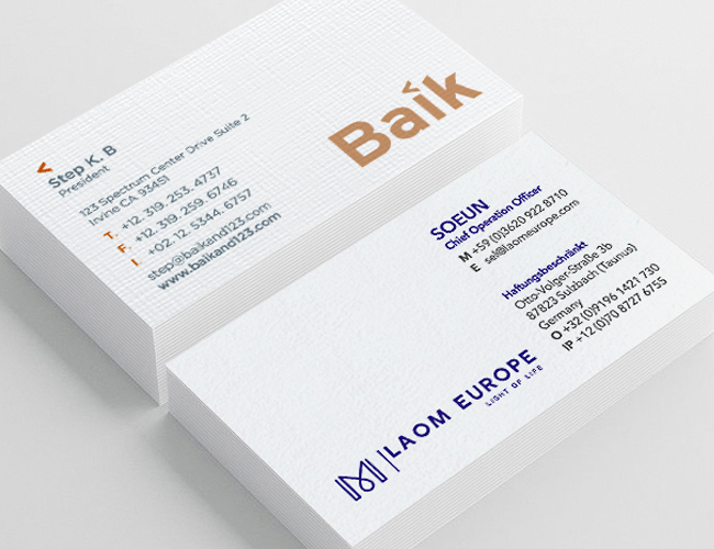 Premium Paper Business cards
