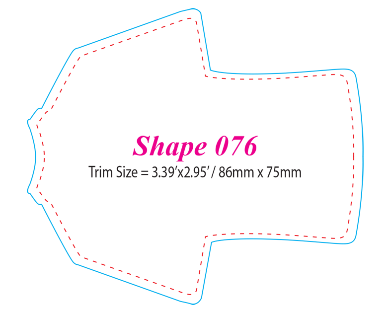 Die-cut Shape 76 